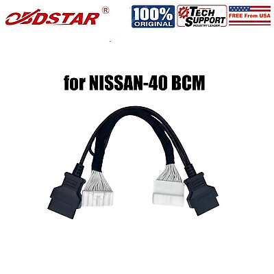 #ad OBDSTAR NISSAN 40 BCM Cable For Nissan for X300 DP PLUS X300 PRO4 DP Key Master $26.99
