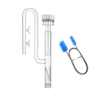 #ad 13mm Glass Aquatic Inflow Lily Pipe with Surface Skimmer for Aquarium Filter ... $45.22