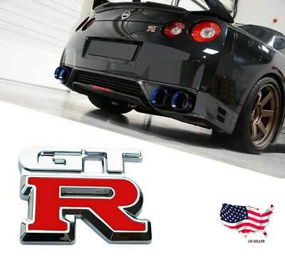 #ad GTR Metal Chrome 3D Racing Sport Car Badge Emblem Sticker Decal US $4.99
