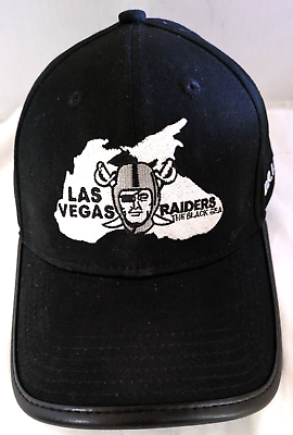 #ad Las Vegas Raiders quot;The Black Seaquot; DRIPS Adjustable Cap Faux Leather Trimmed Brim $19.99