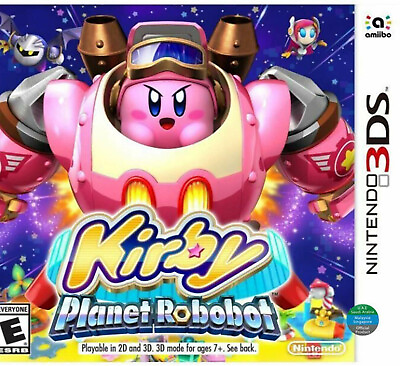 #ad Kirby Planet Robobot Nintendo 3DS Factory Sealed $39.95