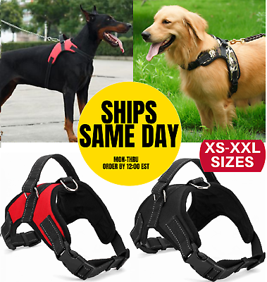 #ad #ad No Pull Dog Pet Harness Adjustable Control Vest Dogs Reflective XS S M Large XXL $10.99