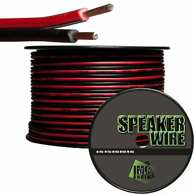 #ad IMC AUDIO 200#x27; Feet 16 GA Gauge Red Black 2 Conductor Speaker Wire Audio Cable $21.98