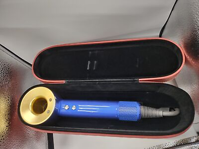 #ad New Dyson Supersonic Hair Dryer Limited Edition Blue 23.75K Gold w Attachments $419.00