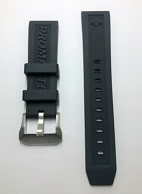 #ad Original Citizen Promaster 22mm BN5058 07E Black Rubber Watch Band Strap $64.99