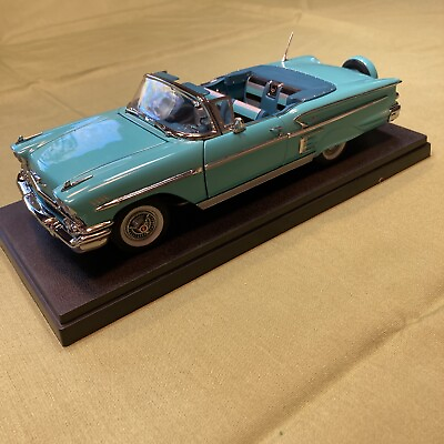 #ad Chevrolet 1958 Impala Convertible 1 24 Danberry mint. Turquoise blue $79.00