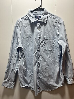 #ad Vineyard Vines Men#x27;s Size Large Classic Fit Murray Long Sleeve Button Up Shirt $14.99