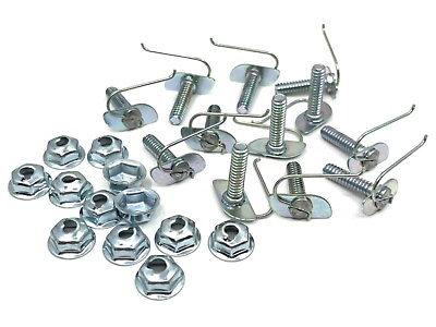 #ad 12 pc door body moulding clips amp; nuts for 1 2quot; 5 8quot; moulding Fits dodge 622 $13.50