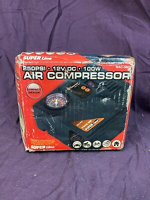 #ad #ad Air Compressor 250psi 12v 100w original box paperwork etc. Looks new $25.00