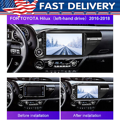 #ad 10.1quot; ANDROID 13 CAR STEREO RADIO CARPLAY GPS NAVI FOR TOYOTA HILUX 2016 2018 US $139.12