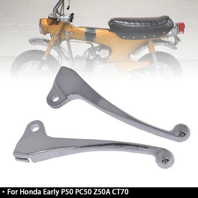 #ad ✅Fit For Honda Early P50 PC50 Z50A CT70 New Brake Levers Handle $11.17