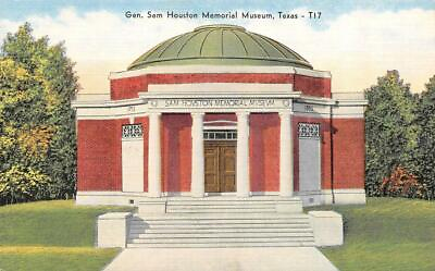 #ad HUNTSVILLE TX Texas SAM HOUSTON MUSEUM STATE TEACHERS COLLEGE c1940#x27;s Postcard $4.24