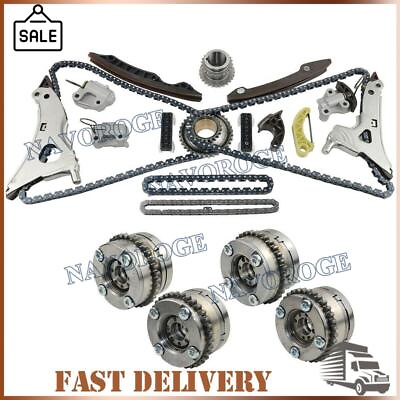 #ad M276 Timing Chain Kit 4* Camshaft Adjusters For Mercedes Benz ML350 E400 GL450 $478.99