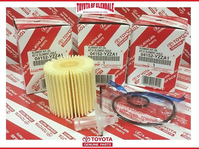 #ad GENUINE LEXUS SCION OIL FILTER SET OF 3 OEM FAST SHIPPING 04152 YZZA1 $16.79