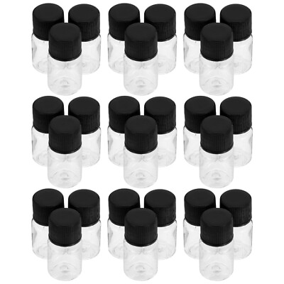 #ad 50 Pcs Glass Sample Vial Container Small Perfume Bottle Tiny Glass Bottles $13.73