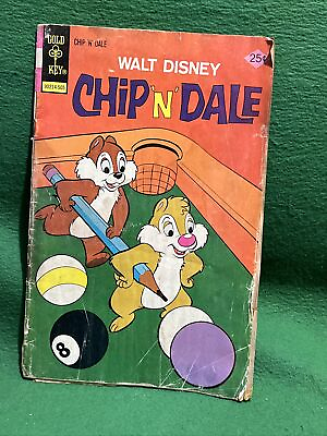 #ad Chip #x27;N#x27; Dale #33 Gold Key File Copy Billiards Cover $13.99