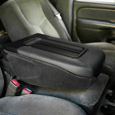 #ad Center Console Lid Kit Arm Rest for 99 07 Chevy Silverado GMC Sierra Black $21.99
