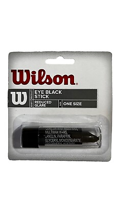 #ad Wilson Eye Black Stick Reduced Glare One Size NIB Football Baseball Soccer Sport $6.79