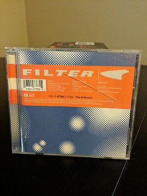 #ad Title of Record by Filter CD Aug 1999 Warner Bros. *BUY 2 GET 1 FREE* $6.95