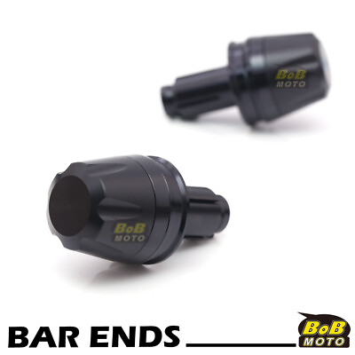 #ad BLACK CNC MOIRE Bar Ends Sliders For Ducati Panigale 1199 13 16 15 14 $31.94