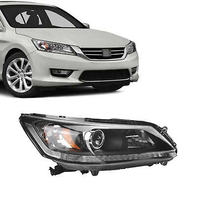 #ad For 2013 2015 Honda Accord Sedan Right Passenger Side Halogen Headlight Headlamp $61.99