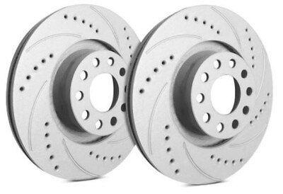 #ad SP Performance Front Rotors for 2009 335I Drilled Slotted ZRC F06 3867415 $287.84