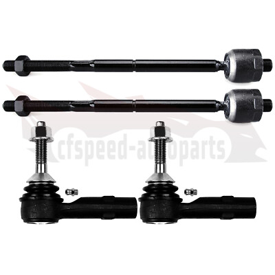 #ad Suspenison Kit 4Pcs New Front Inner And Outer Tie Rod End Link For 2009 Mercury $40.52