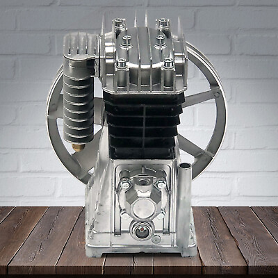 #ad #ad 2HP Air Compressor Head Replacement Pump 175L min Aluminum Twin Cylinder 1.5KW $127.68