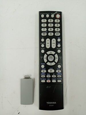 #ad OEM Genuine Toshiba CT 877 TV VCR Remote Control Tested DD 11209 $7.49