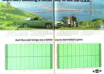 #ad 1972 Chevrolet Impala Vintage Original Print Ad 8.5 x 11quot; 2 Page $5.56