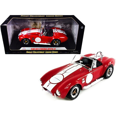 #ad 1965 Shelby Cobra 427 S C Red with White Stripes with Printed Carroll Shelby#x27;... $86.28
