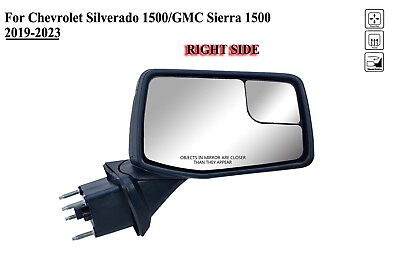 #ad #ad Passenger Right Side Mirror Power Heat Man Fold for 19to24 Chevrolet Silverado $145.99