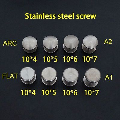 #ad 5 10 20 30PCLeatherCraft Belt Wallet Stainles steel Nail Rivets Chicago Screws $18.86