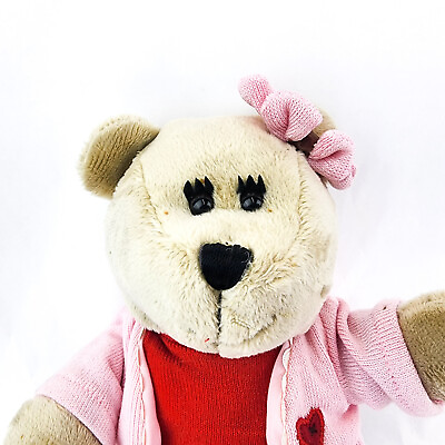 #ad Starbucks Plush Bearista Bear Valentines Day True Love Girl Teddy 10 Inches Toy $10.99