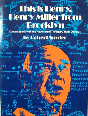#ad THIS IS HENRY HENRY MILLER FROM BROOKLYN ROBERT SNYDER $20.00