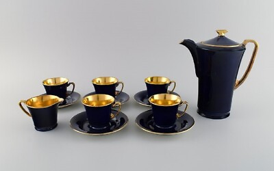 #ad Crown Devon England. Art Deco coffee service for five people. $540.00