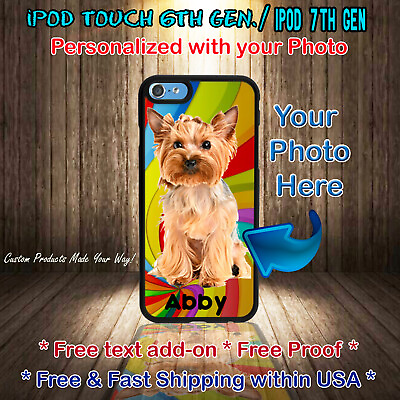#ad Personalized Photo Picture Phone Case Cover Fits iPod 6th or iPod 7th Gen $15.95