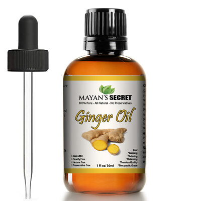 #ad Ginger Root Essential Oil 100% Pure Virgin Best Therapeutic Grade 1 oz $11.99