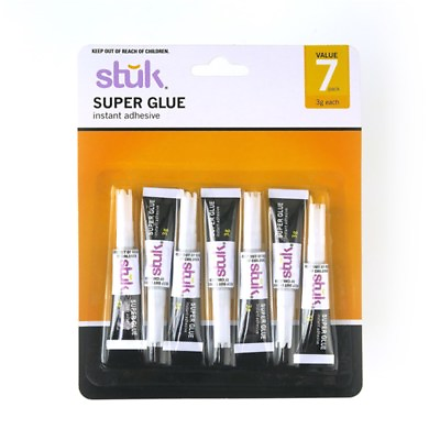 #ad x7 Premium Quality Super Glue Extra Strong Bond Adhesive Plastic Glass Rubber AU $12.14