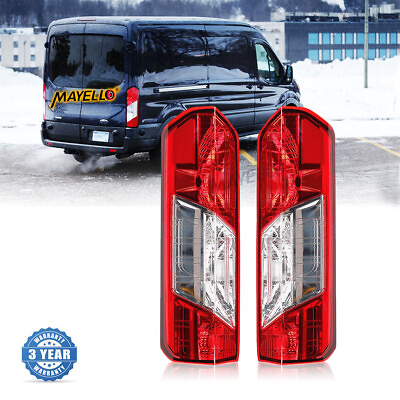#ad Pair For 2015 2022 Ford Transit 150 250 350 Rear Left Right Tail Lights SAE DOT $64.99
