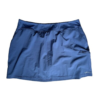 #ad Orvis 2XL Ladies Tech Skirt Skort Blue Size XXL $13.00