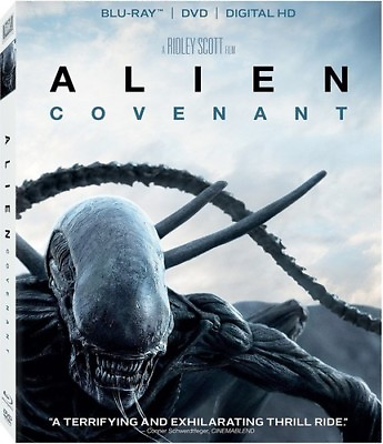 #ad Alien: Covenant New Blu ray With DVD Widescreen 2 Pack Ac 3 Dolby Digital $14.27
