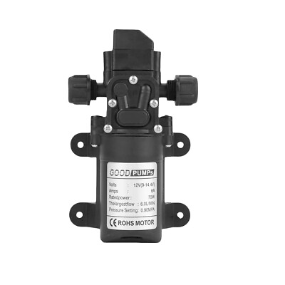 #ad 130PSI Water Pump Self Priming Diaphragm High Pressure RV Automatic Switch DC12V $16.59