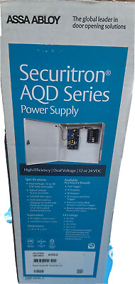 #ad New Securitron AQD2 2 Amp Dual Voltage Power Supply $145.00