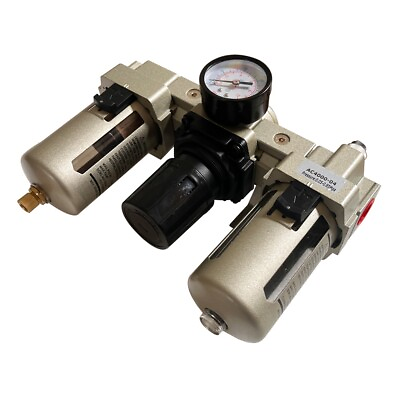 1 2quot; Air Compressor Filter Regulator Control Moisture Trap Oil Water Lubricator $58.50