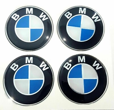 #ad 4 Pcs 68mm Fit For BMW Wheel Rim Cover Hub Center Caps Logo Emblem $15.88