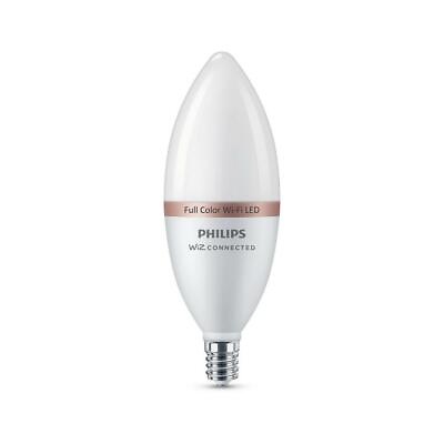 #ad Philips Light Bulb LED Dimmable Candle Smart Wi Fi Decorative Indoor White 40 W $27.95