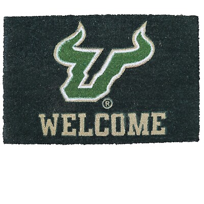 #ad 35quot;x23quot; Welcome Door Mat University of South Florida Bulls Free Shipping $24.99