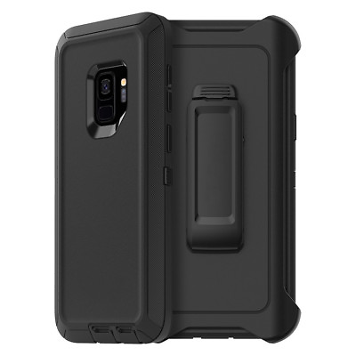 #ad For Samsung Galaxy S9 Plus Defender Case 3 Layer Shockproof Cover with Belt Clip $12.89