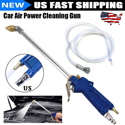 #ad Air Power Engine Cleaning Gun Siphon Solvent Sprayer with 3.9ft Hose US $12.90